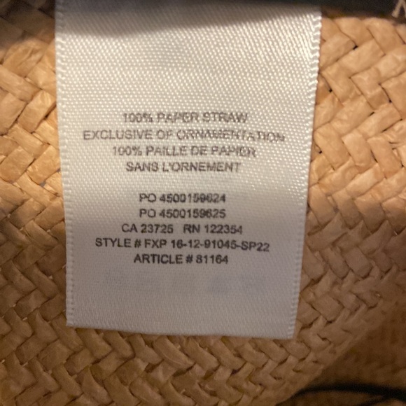 Nwt Women’s Alxiliary hat. Tan. Size XS/S - Picture 5 of 6